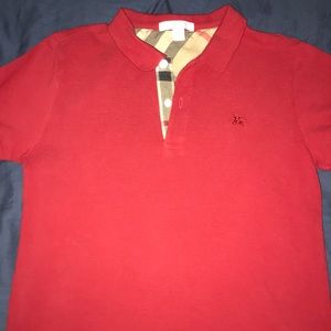 Authentic Boys Burberry short sleeve shirt